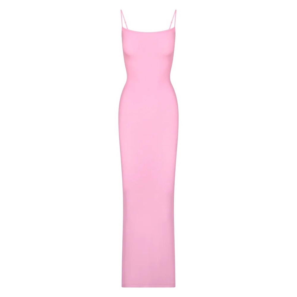 Skims limited edition cotton candy soft lounge long slip dress NWT